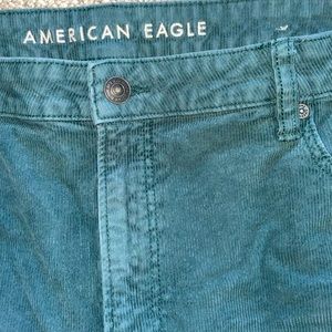 American Eagle corduroy mom straight jean
